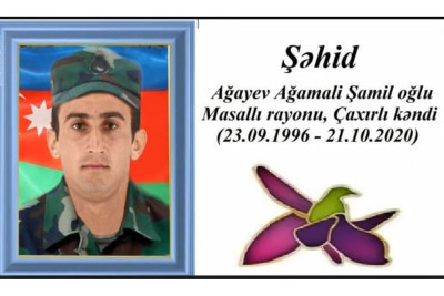 Masallı: bu gün şəhid Ağamalı Ağayevin şəhadət günüdür