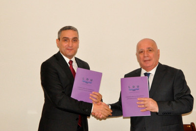LDU-nun nümayəndə heyəti Mingəçevir Dövlət Universitetində olub
