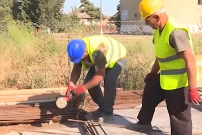 Masallı: Ərkivan qəsəbəsində uşaq bağçası tikilir