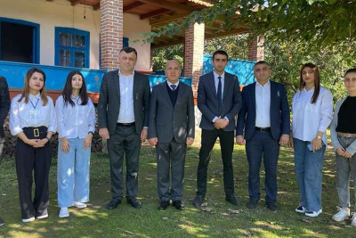 Astara: Milli Qəhrəman Yalçın Nəsirovun ailəsi ziyarət olunub