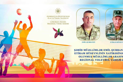Lənkəranda müəllimlər arasında voleybol yarışı keçiriləcək