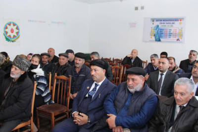 Millət vəkili vətəndaşlarla görüş keçirib