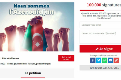 Gücümüz birliyimizdədir: petisiyanı imzalayanların sayı 100 mini ötdü