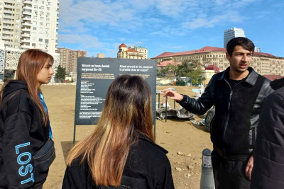 Astaralı gənclər Hərbi Qənimətlər Parkında ekskursiyada olublar