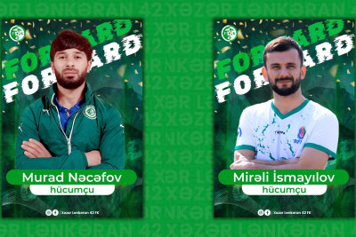 “Xəzər Lənkəran 42” FK-ya iki futbolçunun transferi həyata keçirilib