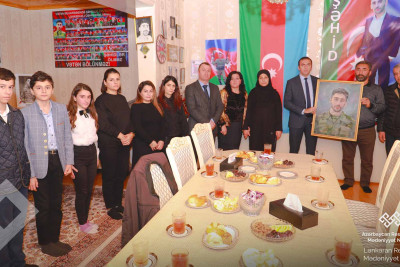 Lənkəran: şəhid Rəşid Məmmədovun ailəsi ziyarət olunub