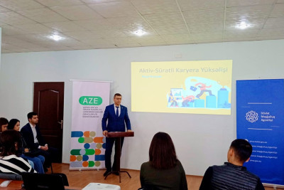 Lənkəranlı gənclərə "Aktiv-Sürətli Karyera Yüksəlişi" adlı təlim keçirilib