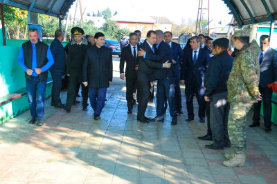 Lənkəran: icra başçısı şəhid Afərin Qulamzadənin məzarını ziyarət edib