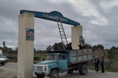 Masallı: Təzəkənd kəndində təmir işləri aparılır