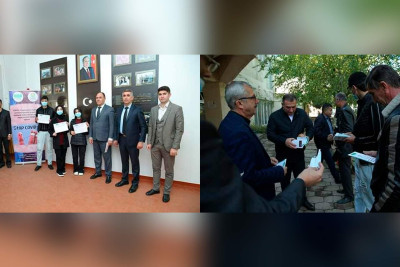 Masallıda COVİD-19 xəstəliyinə qarşı ictimai aksiya keçirilib