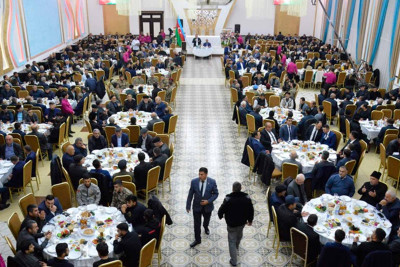 Masallıda Zəfər Gününə həsr olunmuş ehsan süfrəsi açılıb