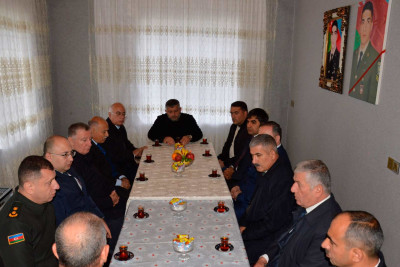 Masallıda şəhid çavuş Nayib Qasımovun ailəsi ziyarət olunub