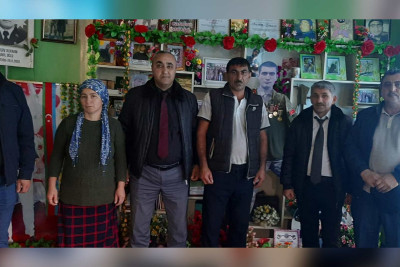 Cəlilabadda şəhidin ailəsi ziyarət olunub