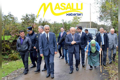 Masallı icra başçısı tək yaşayan yaşlı qadının yaşayış şəraiti ilə maraqlanıb