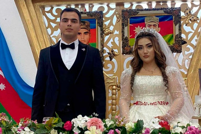 Masallıda şəhid bacısı və şəhid qardaşı ailə qurublar