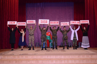 Lerikdə Lənkəran Dövlət Dram Teatrının tamaşası nümayiş etdirilib
