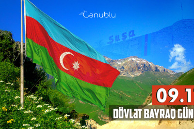 Bu gün Azərbaycanda Dövlət Bayrağı Günüdür
