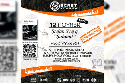 Lənkəran: gənclər Ştefan Svayqın “Şahmat” əsərini müzakirə edəcəklər