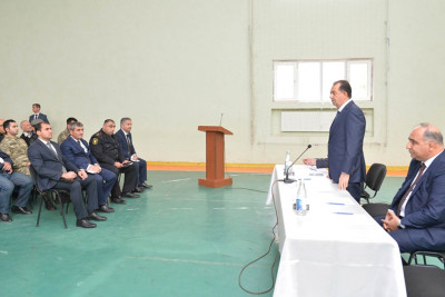 Lənkəran: icra başçısı Şovu kəndində sakinlərlə görüşüb