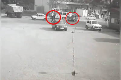 Astarada qəza: piyada ölümdən son anda qurtulub