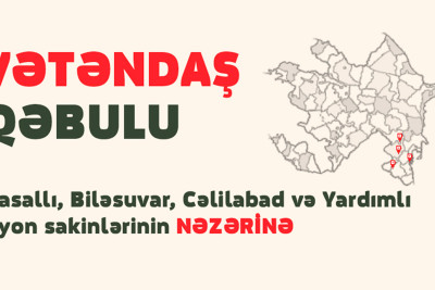 Dövlət Xidmətinin rəisi Masallıda vətəndaşları qəbul edəcək