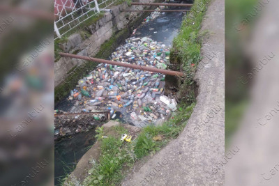 Səttərxan küçəsinin üstü açıq kollektoru antisanitariya yuvasına çevrilib