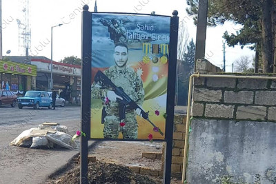 Şəhidimiz Elnur Talıbovun xatirəsi əbədiləşdirilib