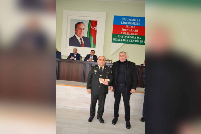 Cəlilabadda şəhid ailələrinə orden və medallar verilib