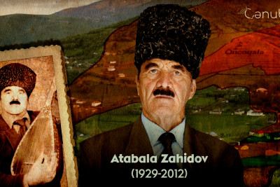 Moskvadakı Kreml sarayında çıxış etmiş masallılı aşıq Atabala Zahidov