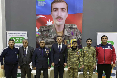 Lənkəranda şəhid Vüsal Kazımovun xatirəsinə həsr olunmuş boks turniri keçirilib