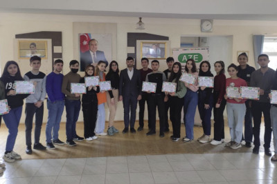 Cəlilabadda gənclər arasında intellektual yarış keçirilib