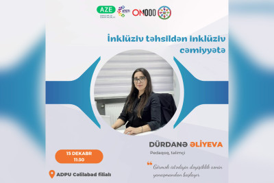 Cəlilabadda gənclər üçün təlim keçiriləcək