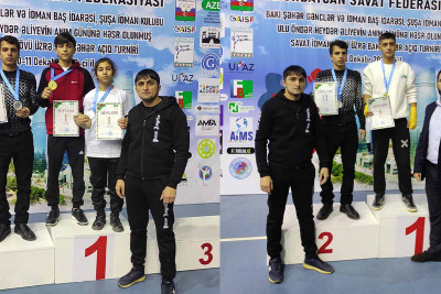 Astaralı idmançılar Bakıdan medallarla dönürlər