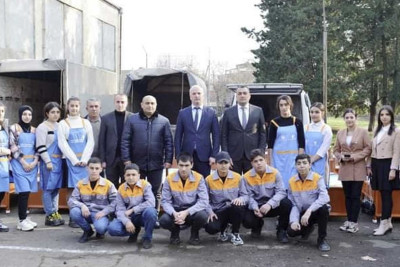 Lənkəranda aztəminatlı ailələr avadanlıqlarla təmin olunub