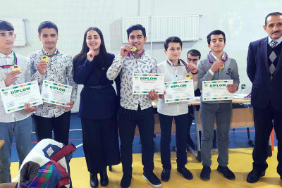 Ucqar dağ kənd məktəblərinin şagirdləri arasında yarış keçirilib