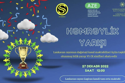 Lənkəranda gənclər üçün maarifləndirici tədbir təşkil olunacaq