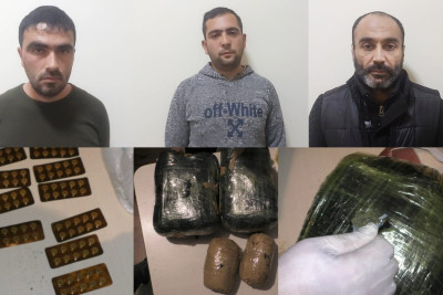 Cəlilabadda 3 nəfərdən külli miqdarda narkotik götürülüb