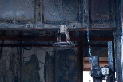 Masallı: Abasbəyli kəndində ev yanıb