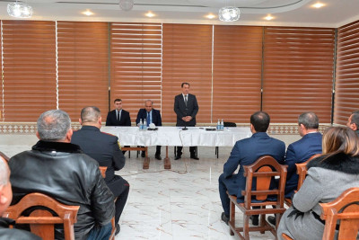 Taleh Qaraşov Xolmili kənd sakinləri ilə görüşüb