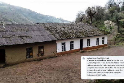 Astaranın Şümrüd kəndində yeni məktəb tikiləcək