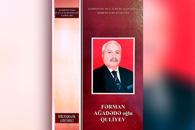 Fərman Quliyevin biblioqrafik göstəricisi nəşr olunub