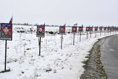Masallıda şəhid Masim Qurbanovun atasının təşəbbüsü ilə “Şəhidlər bağı” salınıb