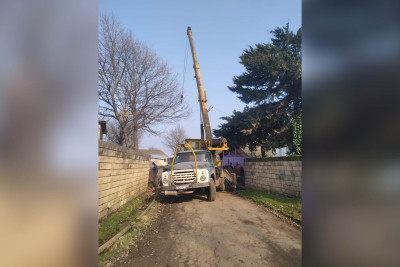 Masallıda təhlükəli dirək əvəzlənib