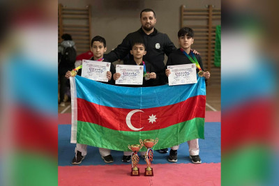 Masallı taekvondoçuları Rustavidə uğur qazanıblar