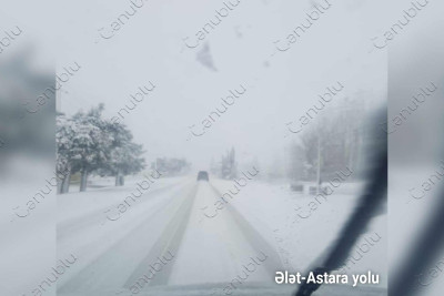 Lənkəran yolları qardan təmizlənmir