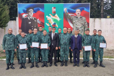 Astarada sərhədçi əsgərlərlə görüş keçirilib