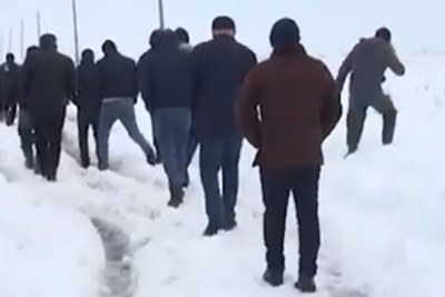 Lənkəran: yağıntının çox olması ilə bağlı Balıqçılar qəsəbəsində həyat dayanıb