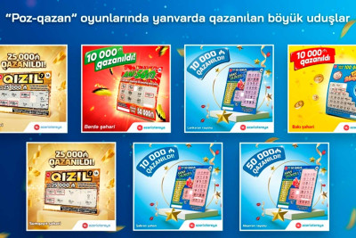 Lənkəran sakini lotereyada böyük uduş qazanıb