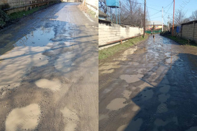 Lənkəran: Türkəkəran kəndinin dəlik-deşik yolları sakinləri narahat edir