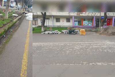 Lənkəran: bu küçənin bordürləri yenilənir